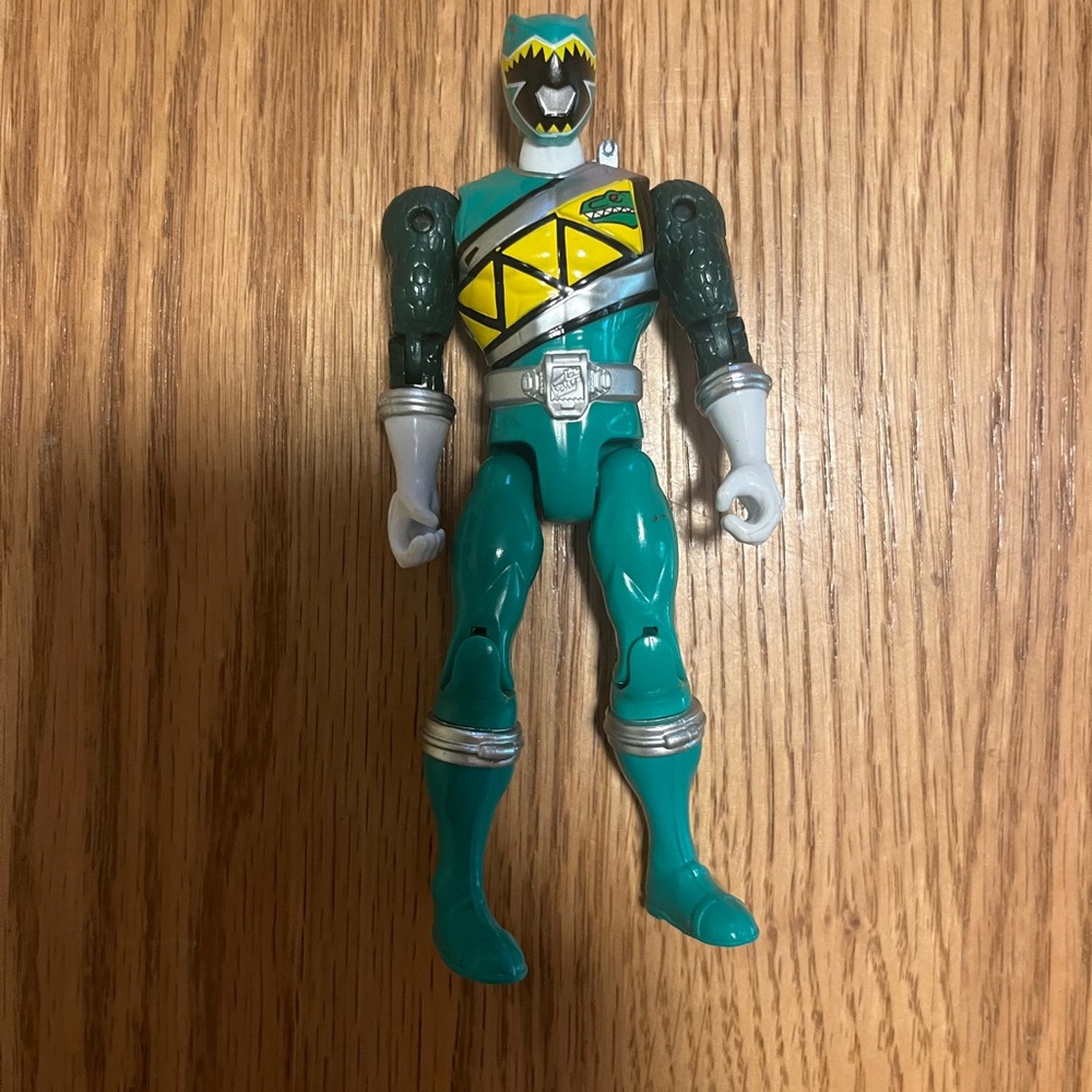 GREEN RANGER DINO DRIVE CHARGE MMPR POWER RANGERS FIGURE BANDAI 2014 Collectible